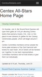 Mobile Screenshot of centexallstars.com