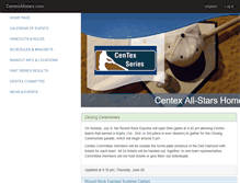 Tablet Screenshot of centexallstars.com